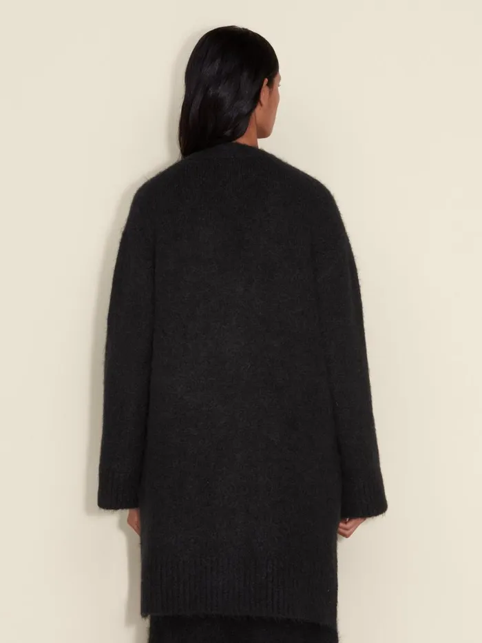 Knitwear Women Holzweiler Passage Fluffy Knit Cardigan Black