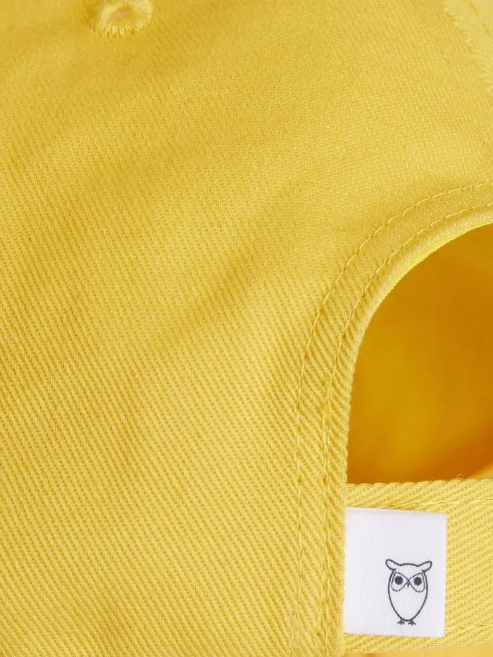 KnowledgeCotton Apparel Accessories Twill Baseball Cap Misted Yellow 8211 Men KnowledgeCotton Apparel Accessories Twill Baseball Cap Misted Yellow 8211 Men