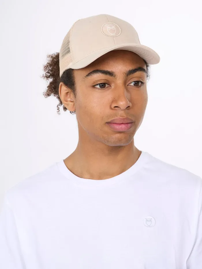 KnowledgeCotton Apparel Accessories Twill Trucker Cap Light Feather Gray 8211 Women KnowledgeCotton Apparel Accessories Twill Trucker Cap Light Feather Gray 8211 Women