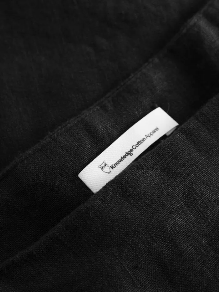 KnowledgeCotton Apparel Dresses And Skirts Natural Linen Wrap Skirt Black Jet 8211 Women KnowledgeCotton Apparel Dresses And Skirts Natural Linen Wrap Skirt Black Jet 8211 Women