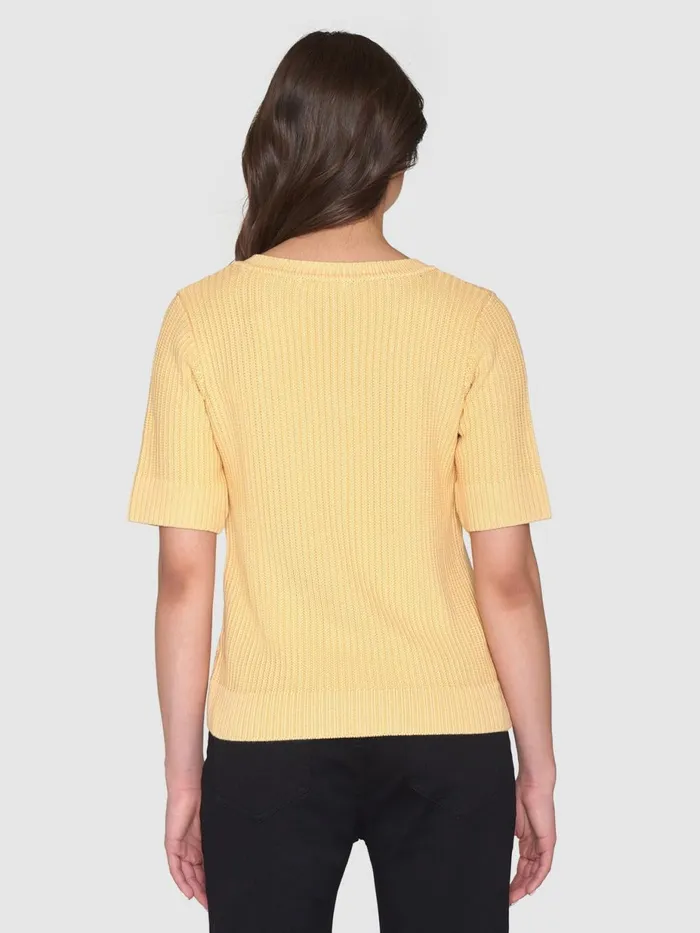 KnowledgeCotton Apparel Knits Short Sleeve Knitted Cardigan Ocsvegan 8211 Women