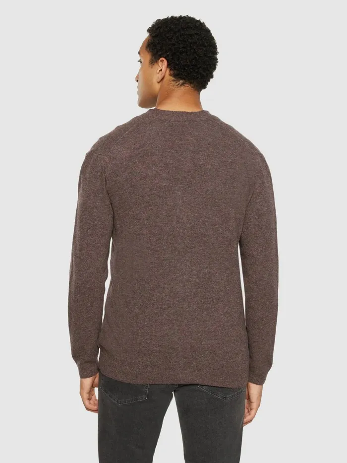 KnowledgeCotton Apparel Knits Vneck Wool Knit Cardigan Rws 8211 Men