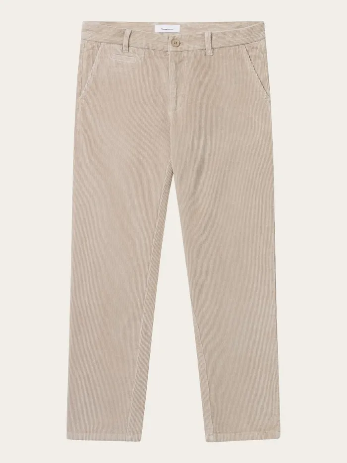KnowledgeCotton Apparel Pants CHUCK Regular 8wales Corduroy Chino Pants Light Feather Gray 8211 Men KnowledgeCotton Apparel Pants CHUCK Regular 8wales Corduroy Chino Pants Light Feather Gray 8211 Men
