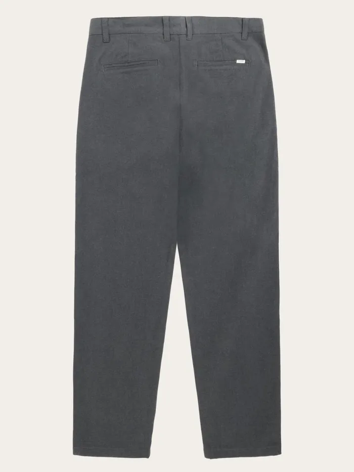 KnowledgeCotton Apparel Pants CHUCK Regular Flannel Chino Pants Gray Pinstripe 8211 Men KnowledgeCotton Apparel Pants CHUCK Regular Flannel Chino Pants Gray Pinstripe 8211 Men