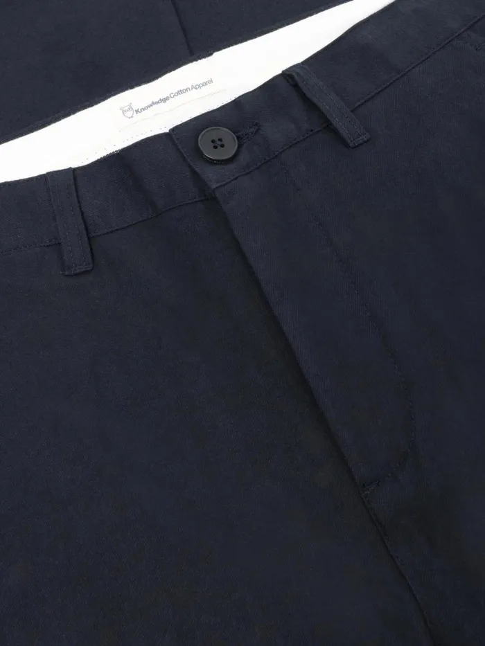 KnowledgeCotton Apparel Pants CHUCK Regular Flannel Chino Pants Night Sky 8211 Men KnowledgeCotton Apparel Pants CHUCK Regular Flannel Chino Pants Night Sky 8211 Men