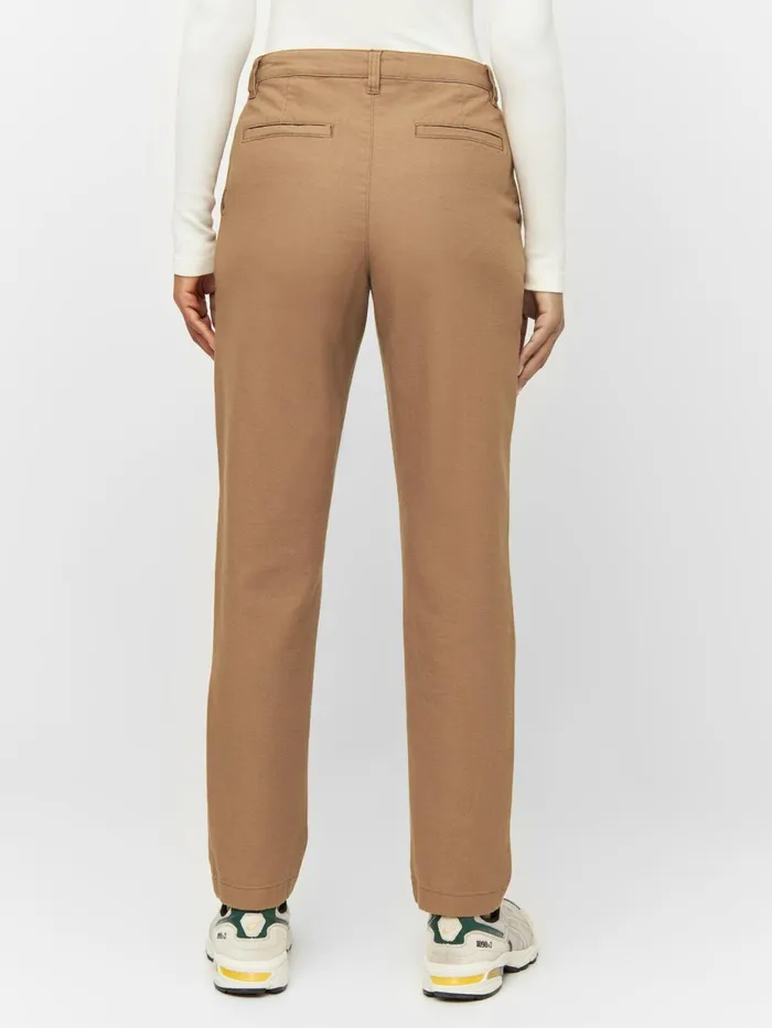 KnowledgeCotton Apparel Pants IRIS Mom Midrise Chino Brown Sugar 8211 Women KnowledgeCotton Apparel Pants IRIS Mom Midrise Chino Brown Sugar 8211 Women