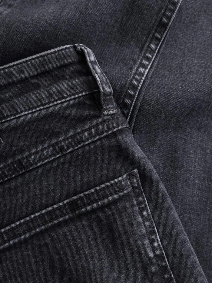 KnowledgeCotton Apparel Pants IVY Skinny Denim Jeans Rinse Black Rinse Black 8211 Women