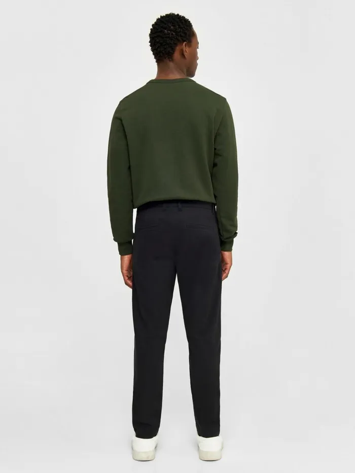 KnowledgeCotton Apparel Pants LUCA Slim Twill Chino Pants Black Jet 8211 Men KnowledgeCotton Apparel Pants LUCA Slim Twill Chino Pants Black Jet 8211 Men