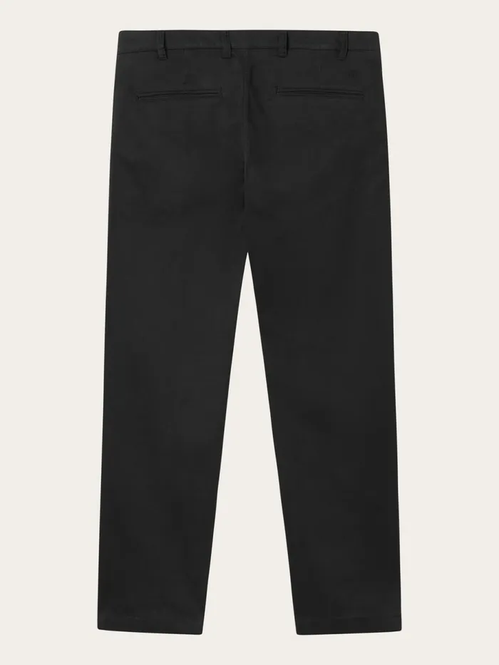 KnowledgeCotton Apparel Pants LUCA Slim Twill Chino Pants Black Jet 8211 Men KnowledgeCotton Apparel Pants LUCA Slim Twill Chino Pants Black Jet 8211 Men