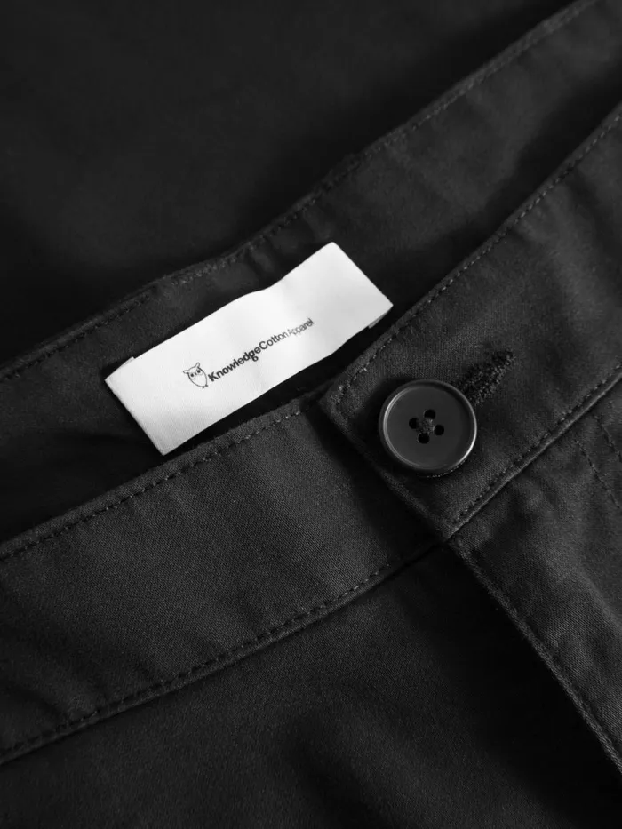 KnowledgeCotton Apparel Pants LUCA Slim Twill Chino Pants Black Jet 8211 Men KnowledgeCotton Apparel Pants LUCA Slim Twill Chino Pants Black Jet 8211 Men