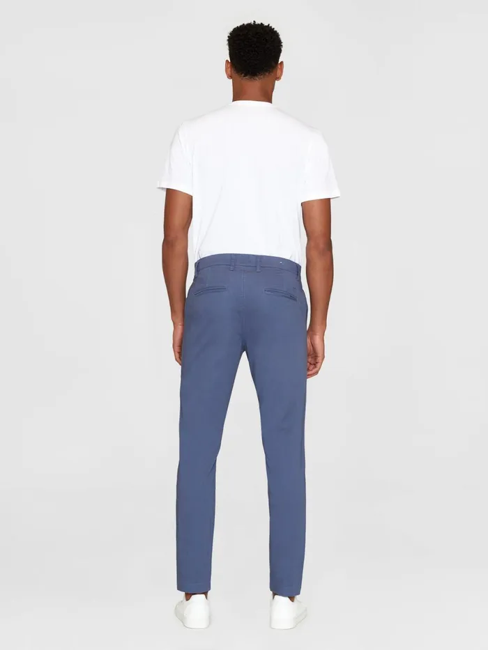 KnowledgeCotton Apparel Pants LUCA Slim Twill Chino Pants Vintage Indigo 8211 Men KnowledgeCotton Apparel Pants LUCA Slim Twill Chino Pants Vintage Indigo 8211 Men