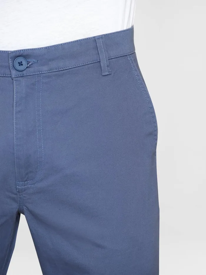 KnowledgeCotton Apparel Pants LUCA Slim Twill Chino Pants Vintage Indigo 8211 Men KnowledgeCotton Apparel Pants LUCA Slim Twill Chino Pants Vintage Indigo 8211 Men