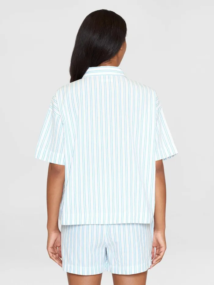 KnowledgeCotton Apparel Shirts Pyjama Short Sleeved Shirt Gotsvegan 8211 Women KnowledgeCotton Apparel Shirts Pyjama Short Sleeved Shirt Gotsvegan 8211 Women