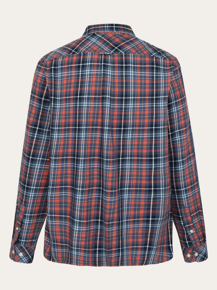KnowledgeCotton Apparel Shirts Regular Fit Small Checked Flannel Shirt Gotsvegan 8211 Men KnowledgeCotton Apparel Shirts Regular Fit Small Checked Flannel Shirt Gotsvegan 8211 Men