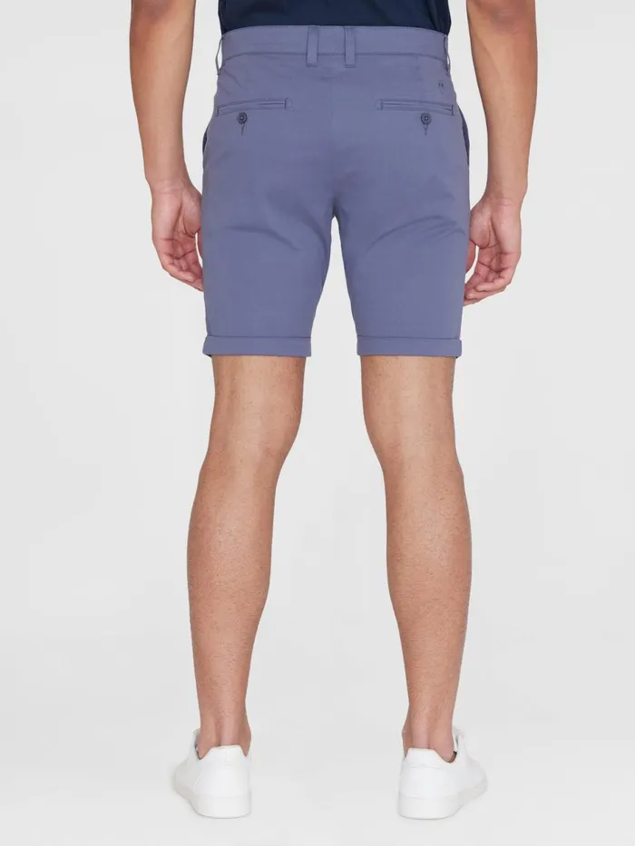 KnowledgeCotton Apparel Shorts CHUCK Regular Chino Poplin Shorts Vintage Indigo 8211 Men KnowledgeCotton Apparel Shorts CHUCK Regular Chino Poplin Shorts Vintage Indigo 8211 Men