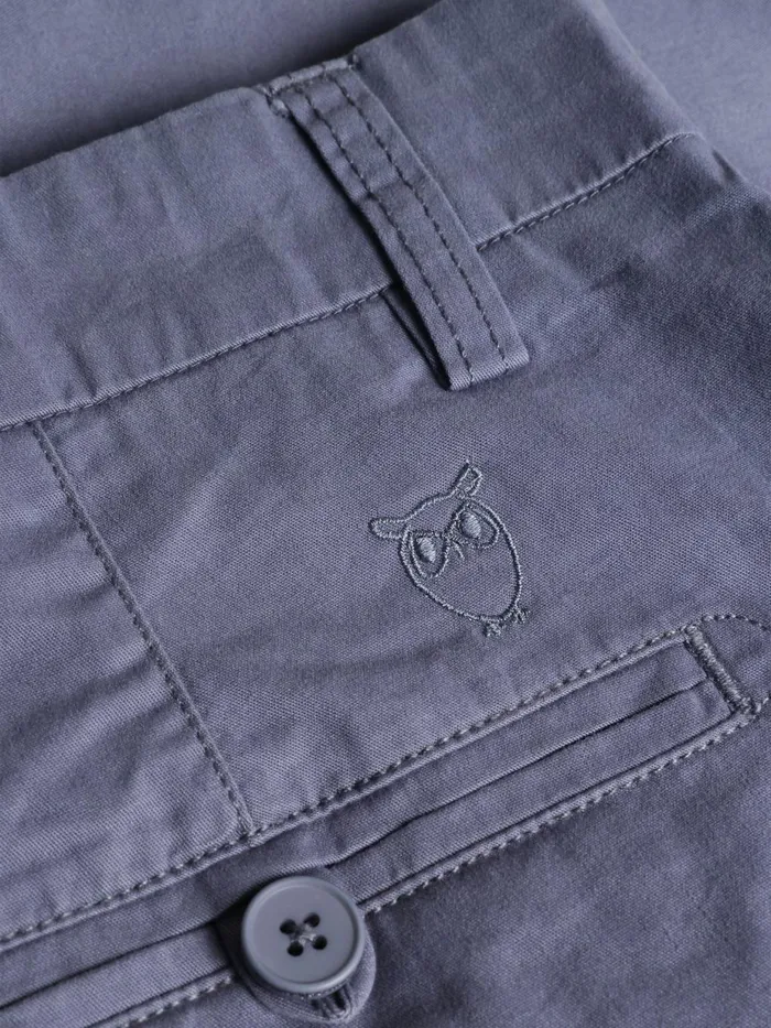 KnowledgeCotton Apparel Shorts CHUCK Regular Chino Poplin Shorts Vintage Indigo 8211 Men KnowledgeCotton Apparel Shorts CHUCK Regular Chino Poplin Shorts Vintage Indigo 8211 Men