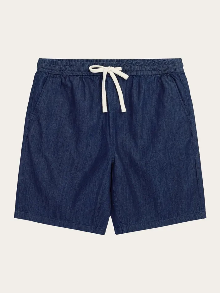 KnowledgeCotton Apparel Shorts FIG Loose Denim Classic Indigo Shorts Gotsvegan 8211 Men KnowledgeCotton Apparel Shorts FIG Loose Denim Classic Indigo Shorts Gotsvegan 8211 Men