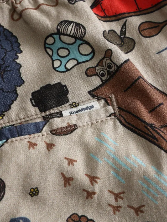 KnowledgeCotton Apparel Shorts Loose Woven AOP Shorts Gotsvegan 8211 Men KnowledgeCotton Apparel Shorts Loose Woven AOP Shorts Gotsvegan 8211 Men