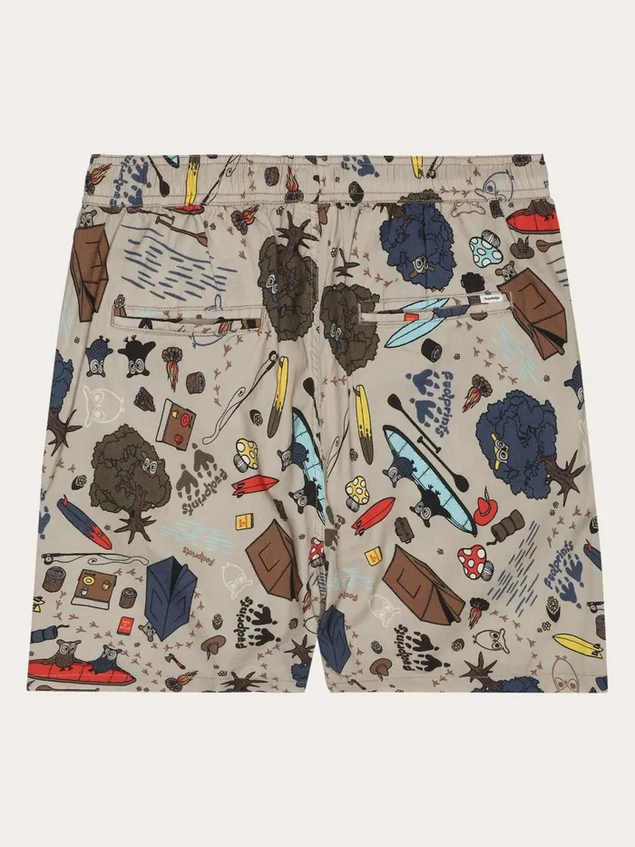 KnowledgeCotton Apparel Shorts Loose Woven AOP Shorts Gotsvegan 8211 Men KnowledgeCotton Apparel Shorts Loose Woven AOP Shorts Gotsvegan 8211 Men