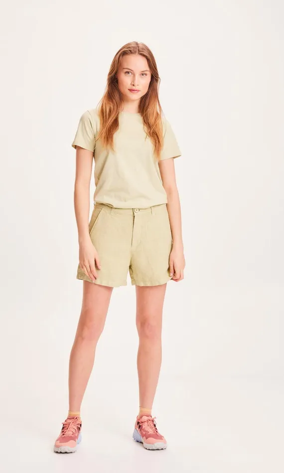 KnowledgeCotton Apparel Shorts SENNA Loose Shorts Lint 8211 Women