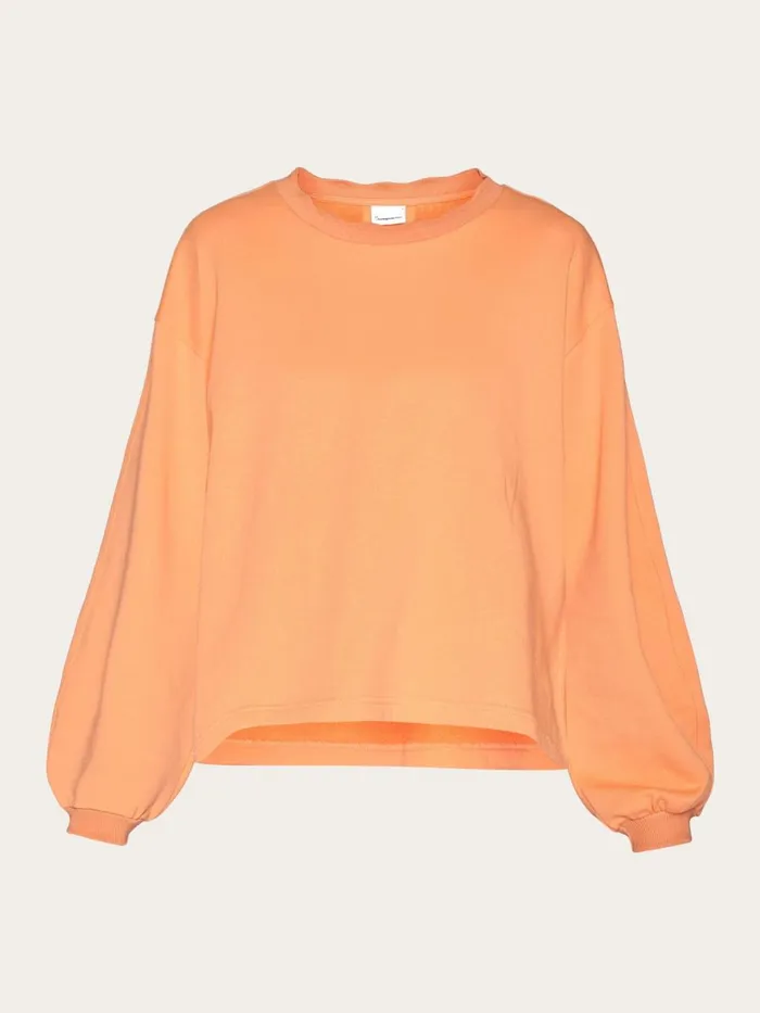 KnowledgeCotton Apparel Sweatshirts Ashape Fashion Sweat Cadmium Orange 8211 Women KnowledgeCotton Apparel Sweatshirts Ashape Fashion Sweat Cadmium Orange 8211 Women