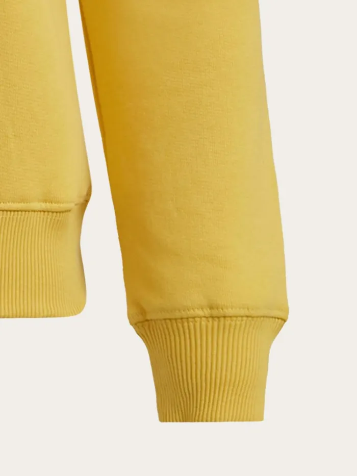 KnowledgeCotton Apparel Sweatshirts Badge Crew Neck Sweat Misted Yellow 8211 Kids KnowledgeCotton Apparel Sweatshirts Badge Crew Neck Sweat Misted Yellow 8211 Kids