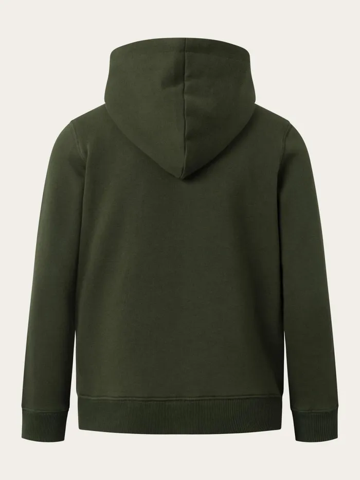 KnowledgeCotton Apparel Sweatshirts Badge Zip Hood Sweat Forrest Night 8211 Kids KnowledgeCotton Apparel Sweatshirts Badge Zip Hood Sweat Forrest Night 8211 Kids