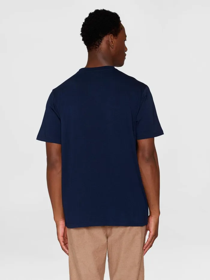 KnowledgeCotton Apparel TShirts Regular Fit Single Jersey Wave Chest Tshirt Gotsvegan 8211 Men KnowledgeCotton Apparel TShirts Regular Fit Single Jersey Wave Chest Tshirt Gotsvegan 8211 Men
