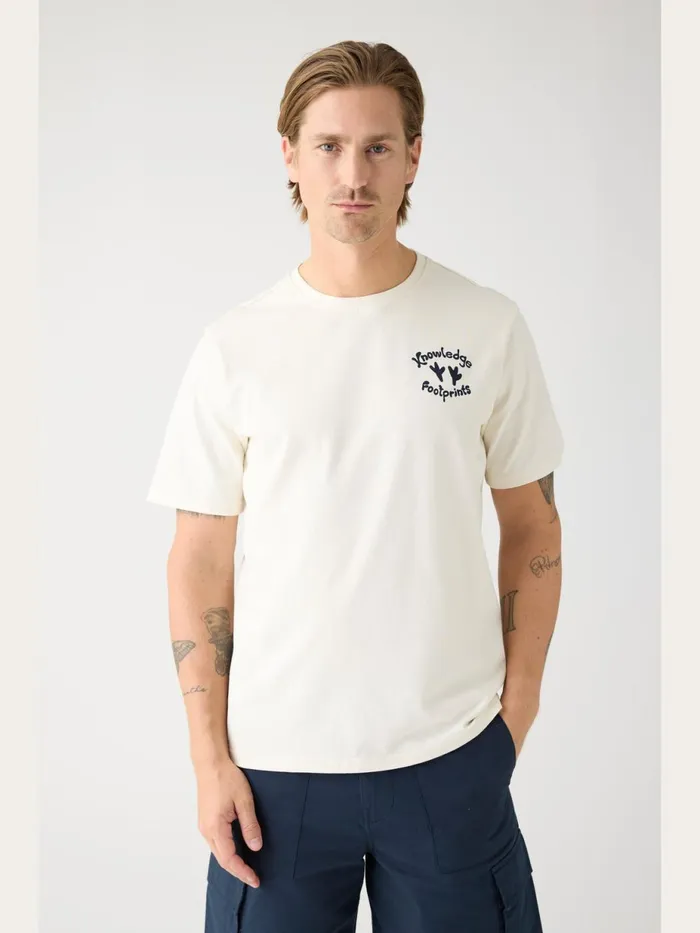 KnowledgeCotton Apparel TShirts Regular Single Jersey Printed Tshirt Regenerative Organic Certified 8211 Men KnowledgeCotton Apparel TShirts Regular Single Jersey Printed Tshirt Regenerative Organic Certified 8211 Men