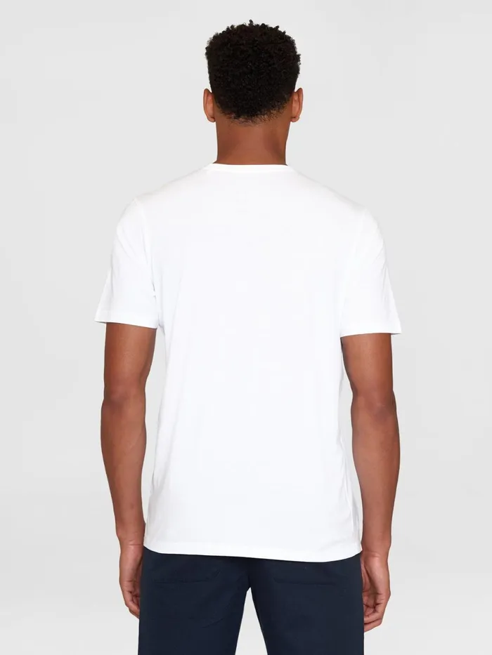 KnowledgeCotton Apparel TShirts Single Jersey Big Crosstitch Print Tshirt Gotsvegan 8211 Men KnowledgeCotton Apparel TShirts Single Jersey Big Crosstitch Print Tshirt Gotsvegan 8211 Men