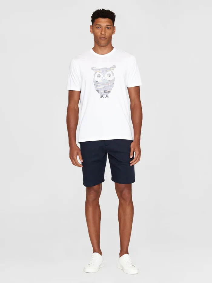 KnowledgeCotton Apparel TShirts Single Jersey Big Crosstitch Print Tshirt Gotsvegan 8211 Men KnowledgeCotton Apparel TShirts Single Jersey Big Crosstitch Print Tshirt Gotsvegan 8211 Men