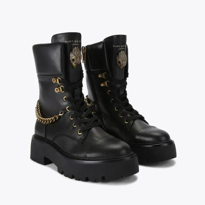 Kurt Geiger Boots Kensington Combat Boot Black 8211 Women