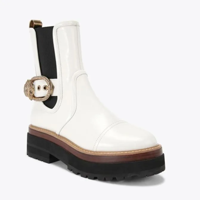 Kurt Geiger Boots Mayfair Chelsea Boot Bone 8211 Women