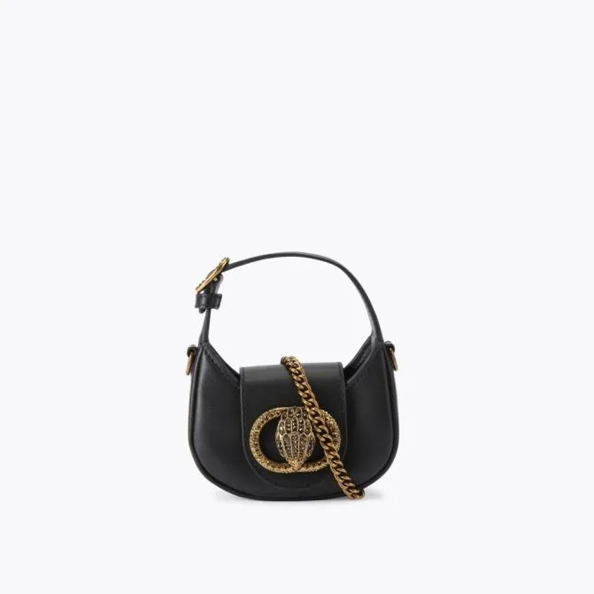 Kurt Geiger Crossbody Bags Micro Chelsea Hobo Bag Black 8211 Women