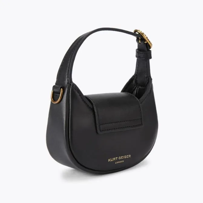 Kurt Geiger Crossbody Bags Micro Chelsea Hobo Bag Black 8211 Women