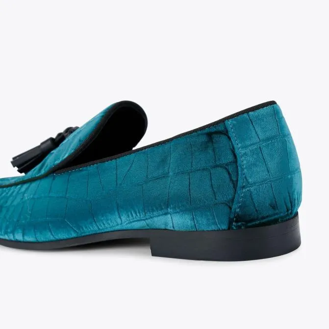 Kurt Geiger Dress Shoes Henry Loafer Teal 8211 Men
