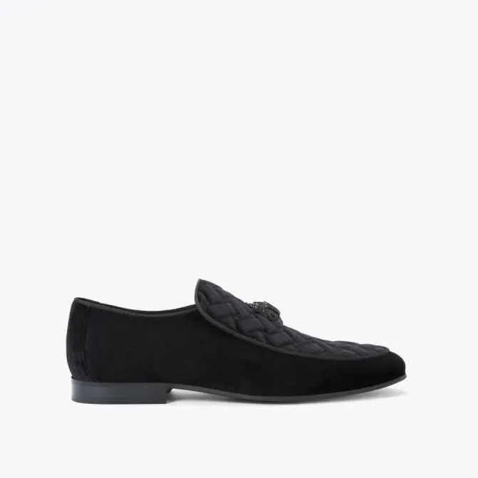 Kurt Geiger Dress Shoes Hugh Eagle Head Loafer Black Combination 8211 Men