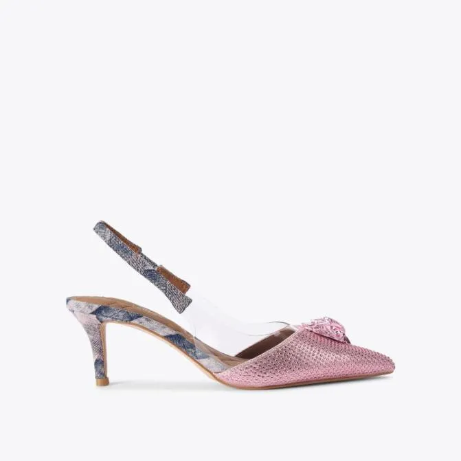 Kurt Geiger Heels Belgravia Vinyl Slingback Heel Pink 8211 Women