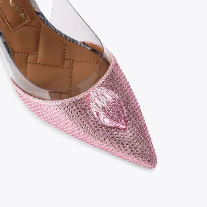 Kurt Geiger Heels Belgravia Vinyl Slingback Heel Pink 8211 Women
