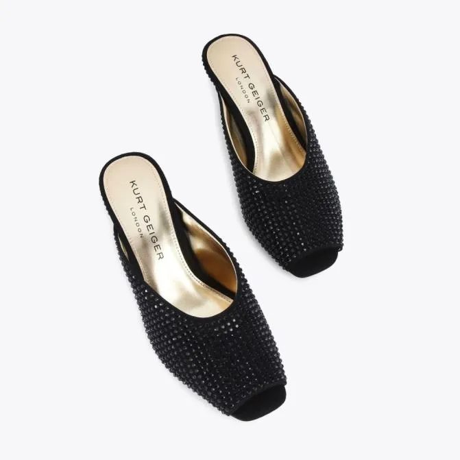 Kurt Geiger Heels Eagle Mule Heel Black 8211 Women