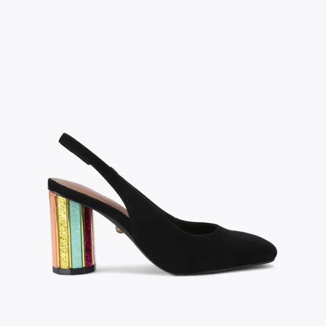 Kurt Geiger Heels Perspex Slingback Heel Black Combination 8211 Women