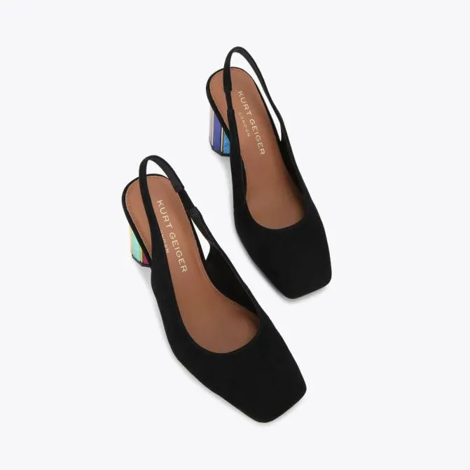 Kurt Geiger Heels Perspex Slingback Heel Black Combination 8211 Women