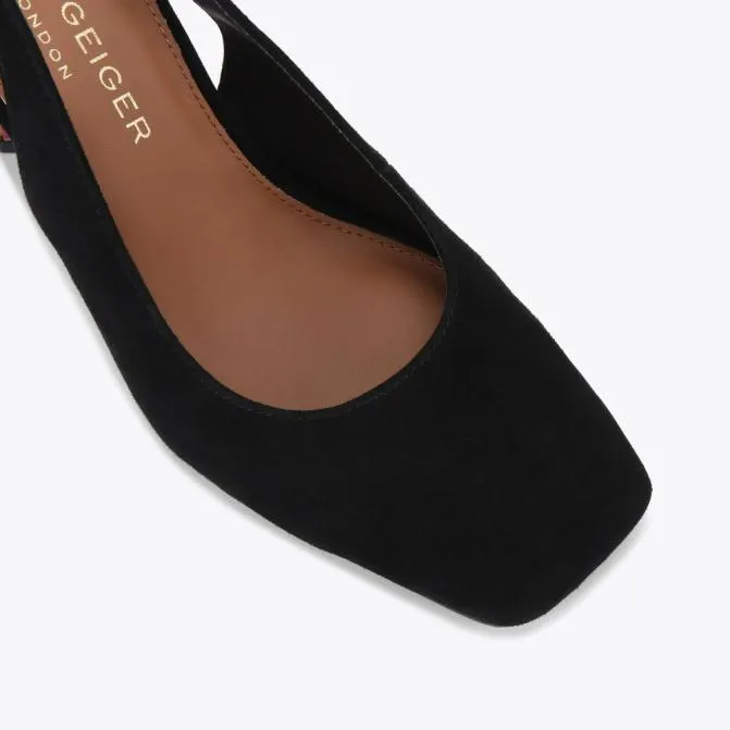 Kurt Geiger Heels Perspex Slingback Heel Black Combination 8211 Women