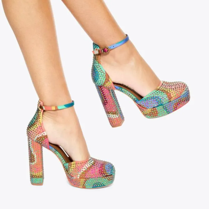 Kurt Geiger Heels Shoreditch Platform Court Multiother 8211 Women