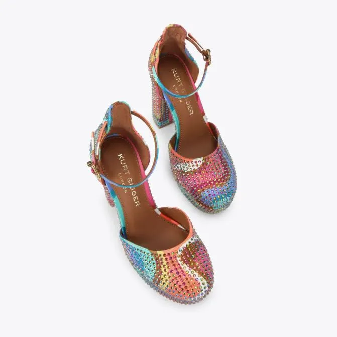 Kurt Geiger Heels Shoreditch Platform Court Multiother 8211 Women