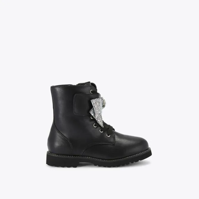 Kurt Geiger Kids Kids Mini Kensington Bow Boot Black 8211 Women