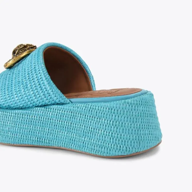Kurt Geiger Sandals Chelsea Platform Mule Sandal Blue 8211 Women