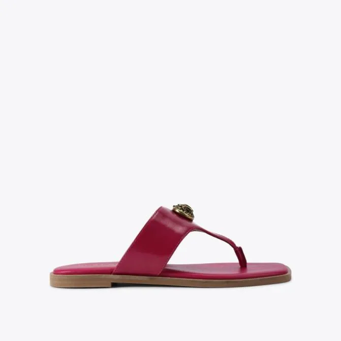 Kurt Geiger Sandals Chelsea Square Tbar Sandal Fushia 8211 Women