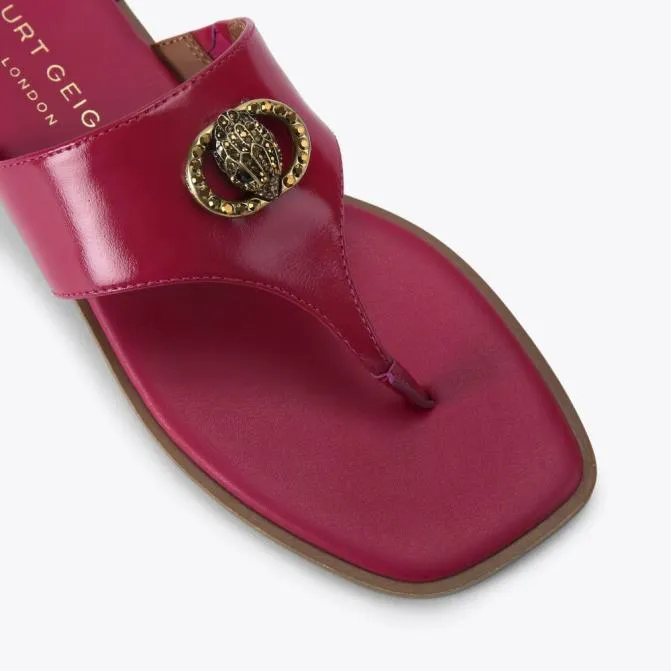 Kurt Geiger Sandals Chelsea Square Tbar Sandal Fushia 8211 Women