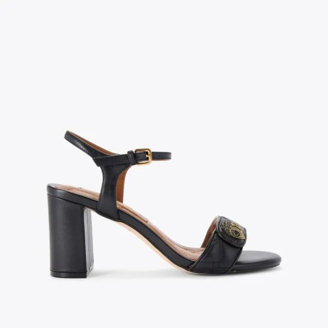 Kurt Geiger Sandals Kensington Langley Heel Black 8211 Women